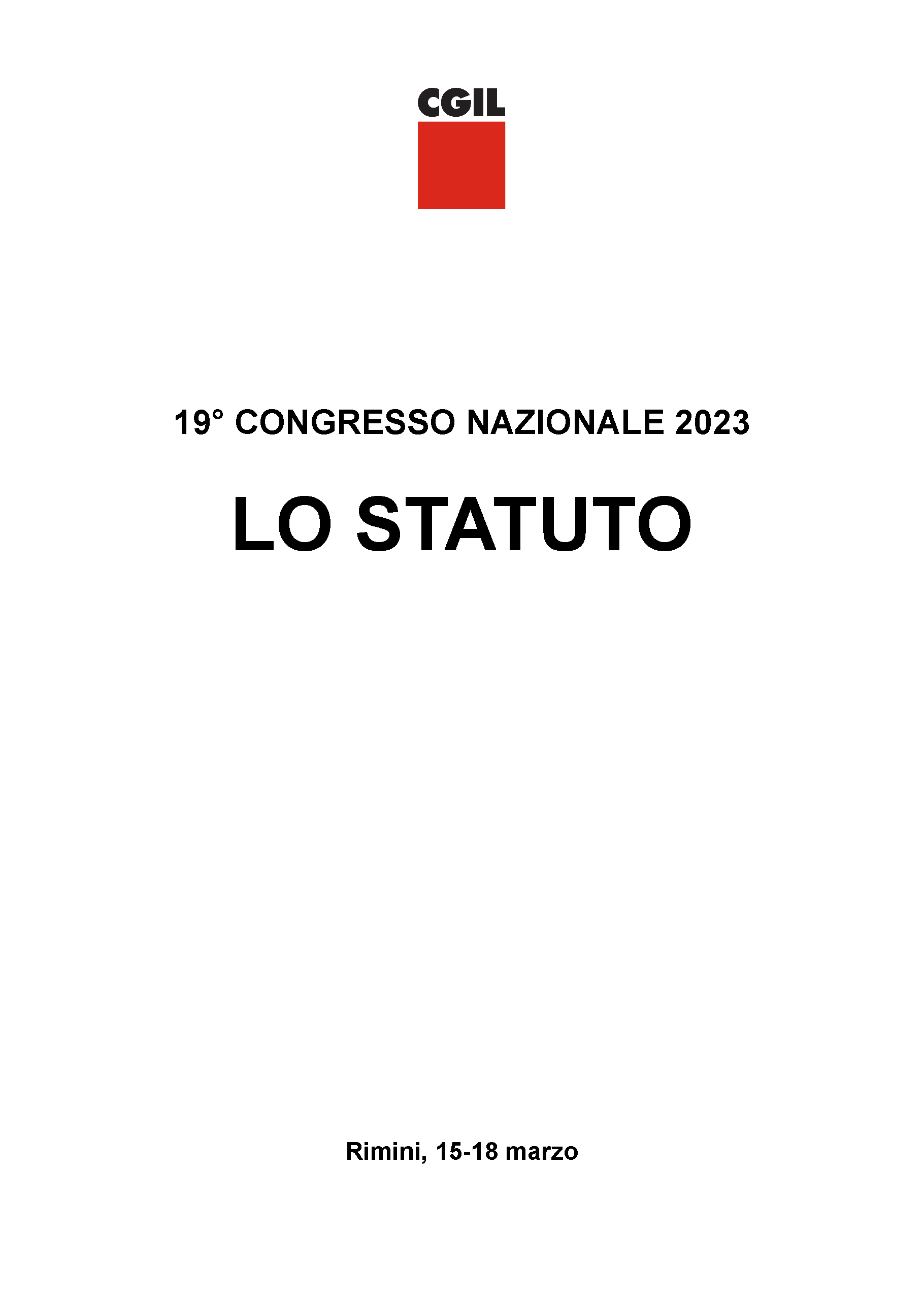 copertina statuto