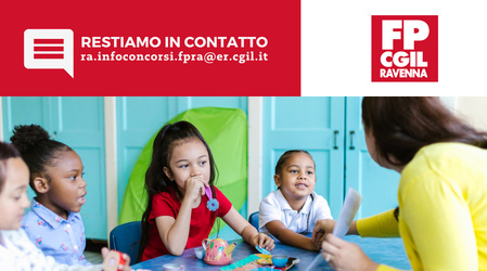 Pubblicato il bando per educatori nido del Comune di Russi. FP Cgil organizza lezioni in preparazione al concorso