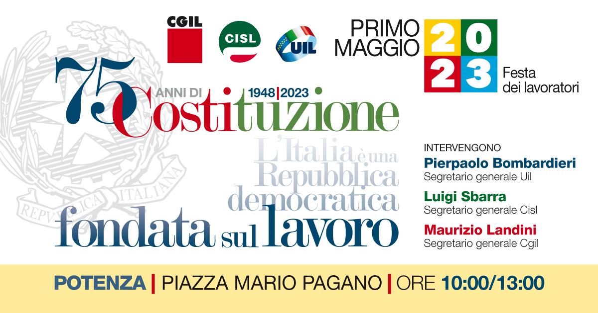 Primo Maggio per la Costituzione. Le iniziative sui territori