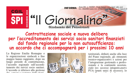 Il Giornalino dello Spi Cgil di Ravenna. Dicembre 2024